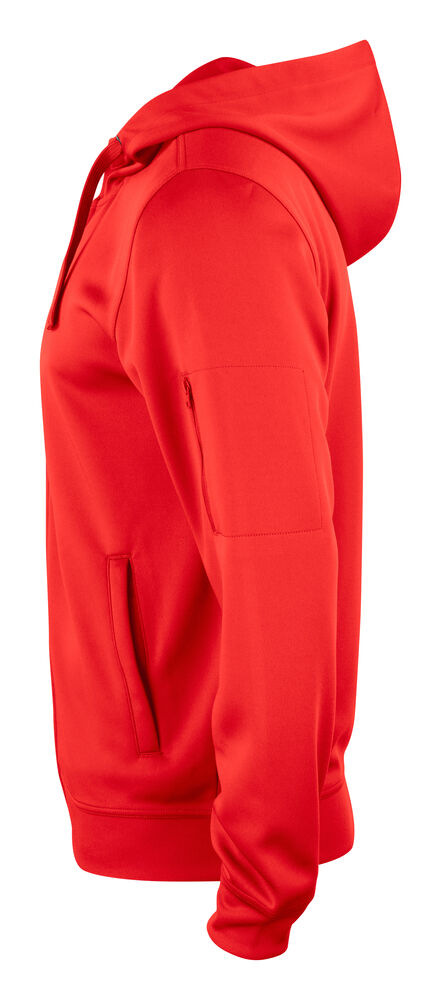 Clique - Basic Active Hoody Full Zip Rouge L