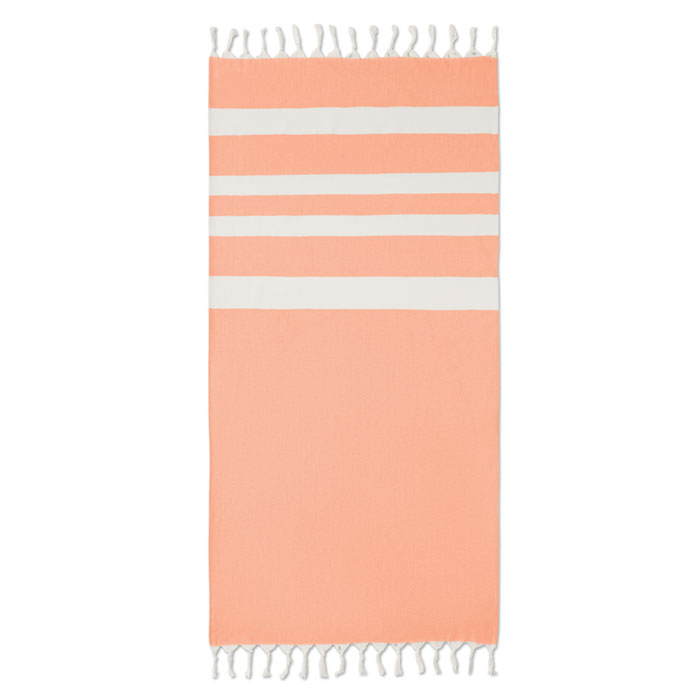 AGOURA - Hammam handdoek 140 gr/m² - oranje