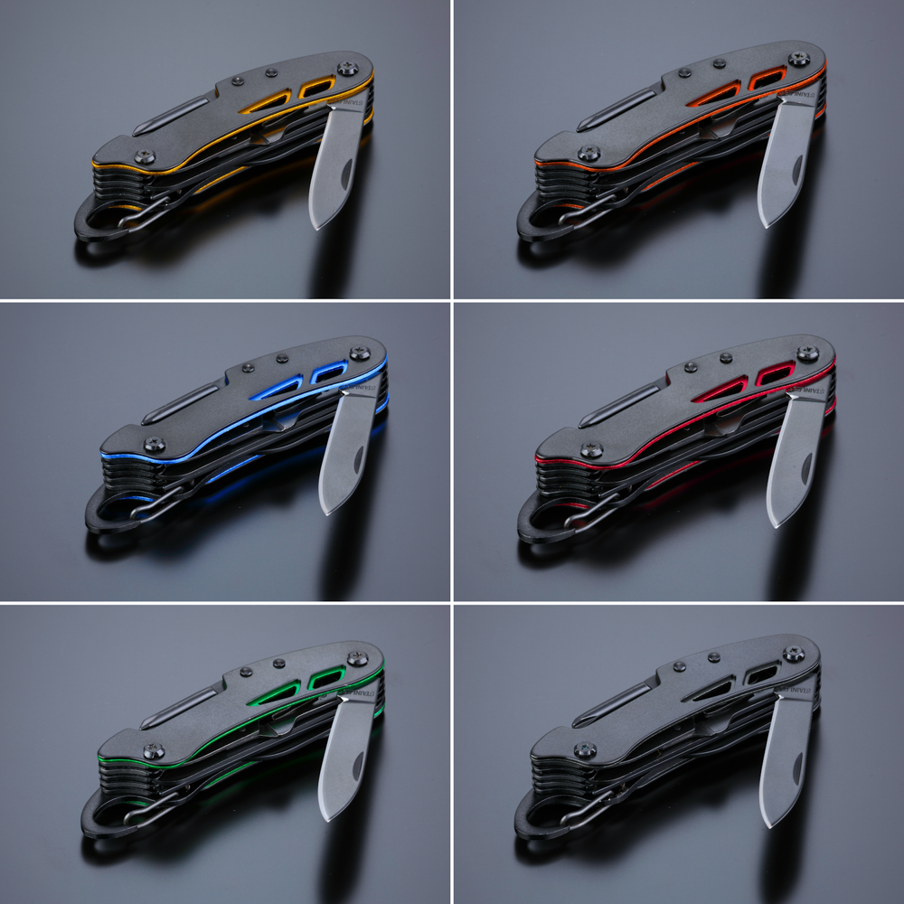 Optima stalen zakmes met titaniumcoating