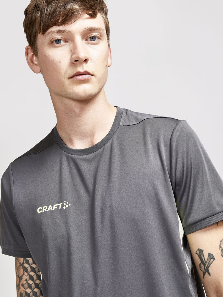 Craft - PRO Control Impact Ss Tee M Granite-Giallo M
