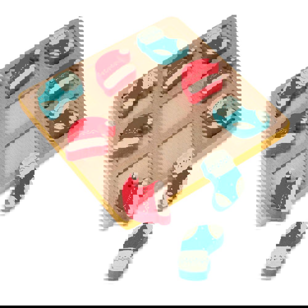 InSideOut Houten Kerstmis tic-tac-toe