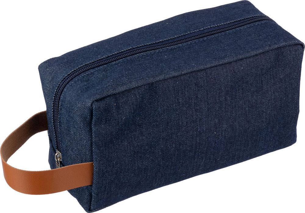 Trousse de toilette en denim Marianne