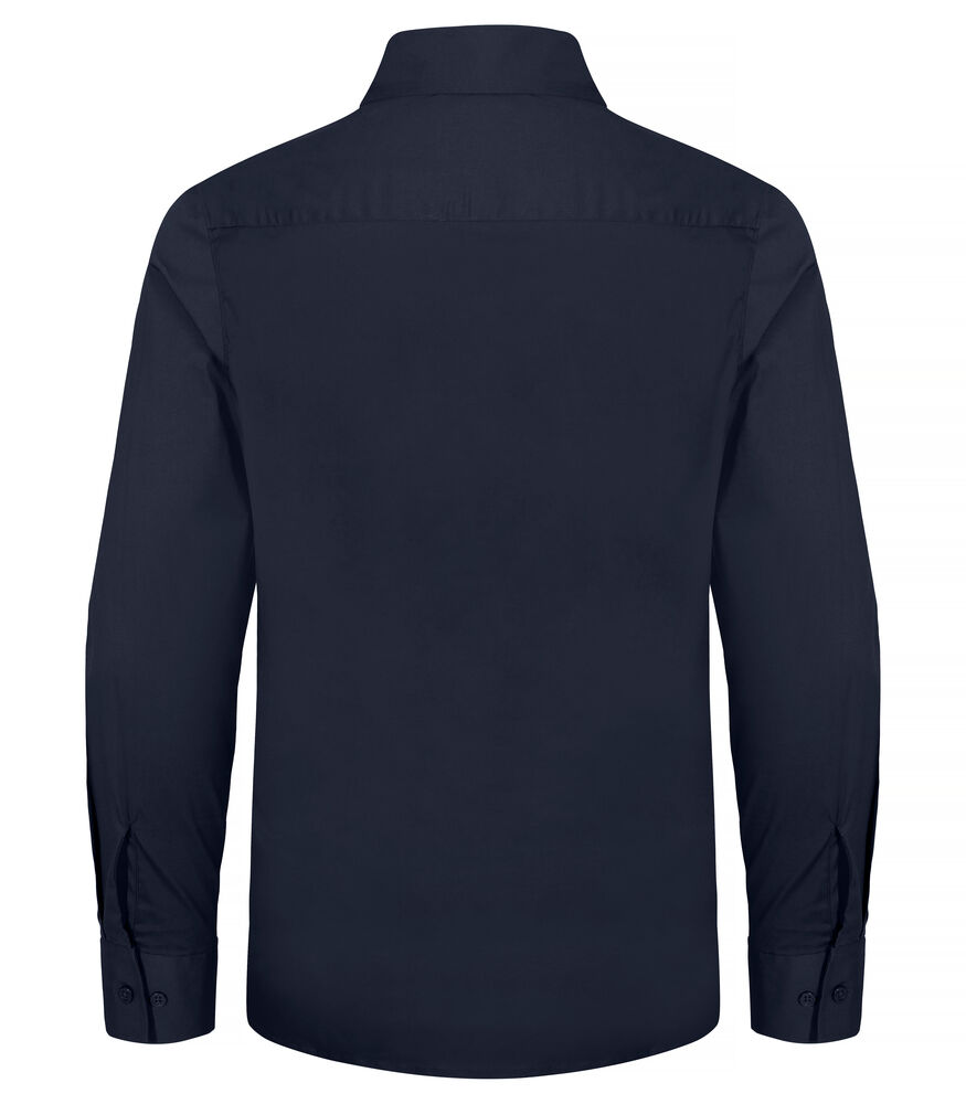 Clique - Stretch Shirt L/S Dark Navy XXL
