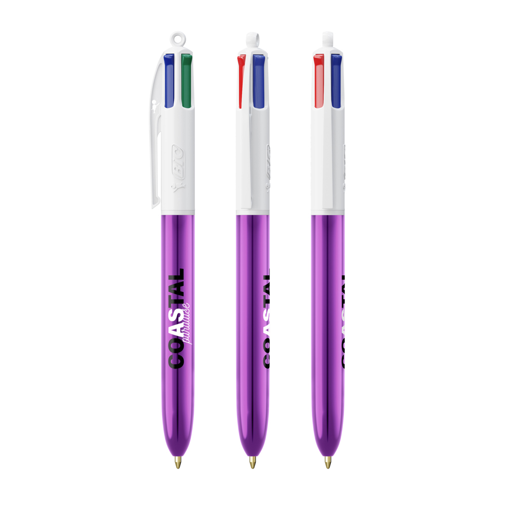 BIC® 4 Couleurs Shine bille