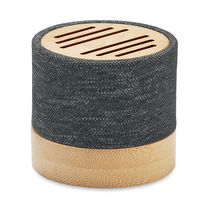 BOOL - Haut-parleur Bambou RPET - Noir