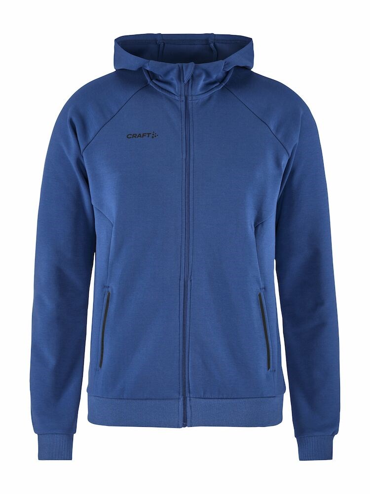 Craft - CORE Soul Full Zip Hood M - Cobolt blue