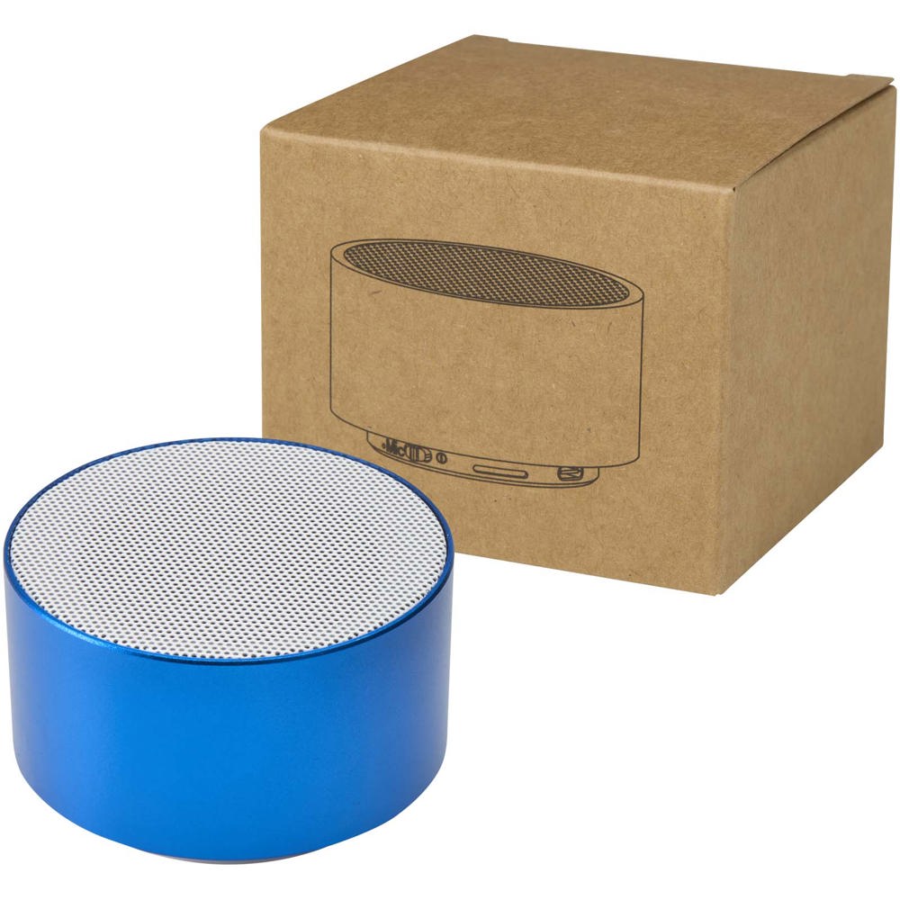 Ankaa 3W gerecycleerde aluminium draadloze Bluetooth®-speaker - Koningsblauw