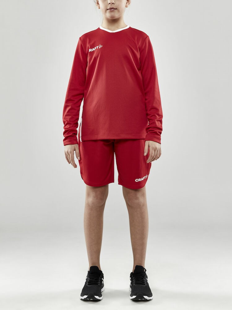 Craft - Progress Ls Basket Jersey Jr Bright Red 134/140