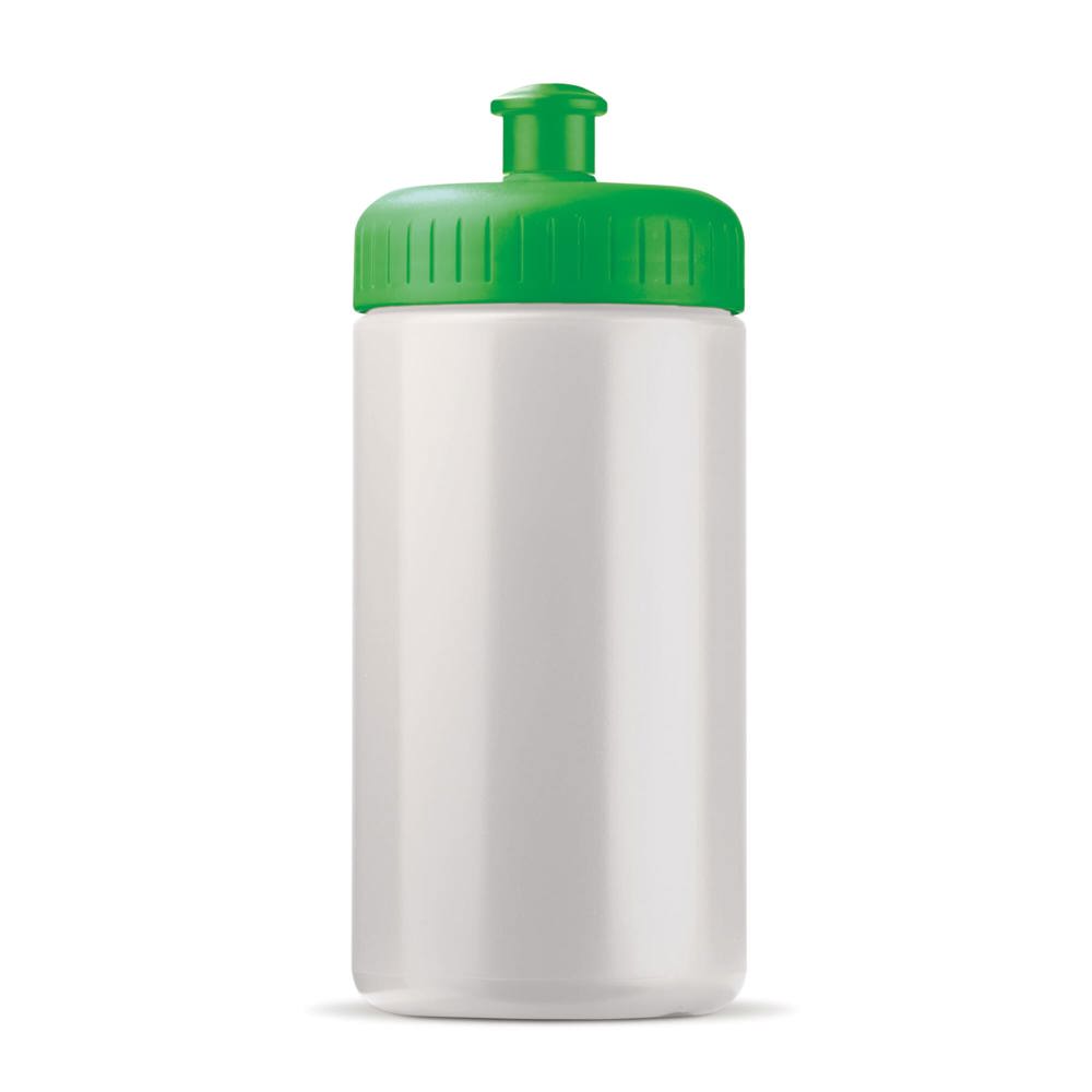 Bidon de sport Bio based 500ml basic - Blanc / Vert