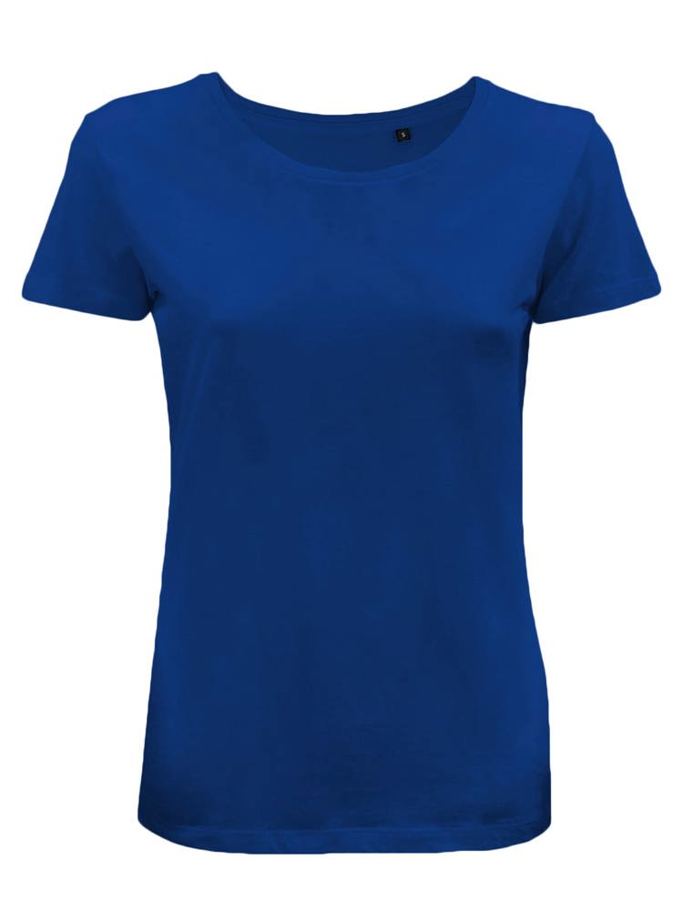 BS Moon t-shirt femme, 150 gr/m² - bleu cobalt
