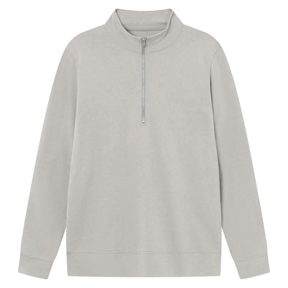 Brickstone pull unisexe demi-zip, 280 gr/m² - Gris (PMS Cool Grey 8C) / Gris