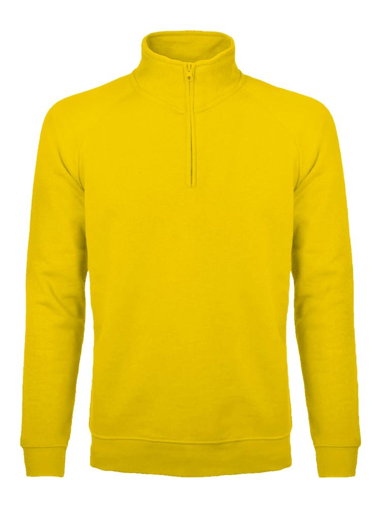 BS Sirio pull demi-zip, 280 gr/m² - Dore (PMS 114C)