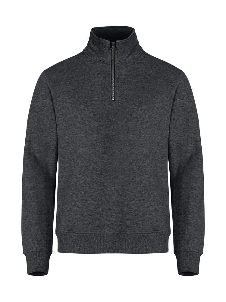 Clique - Basic Half Zip - Grisanthracitemélange