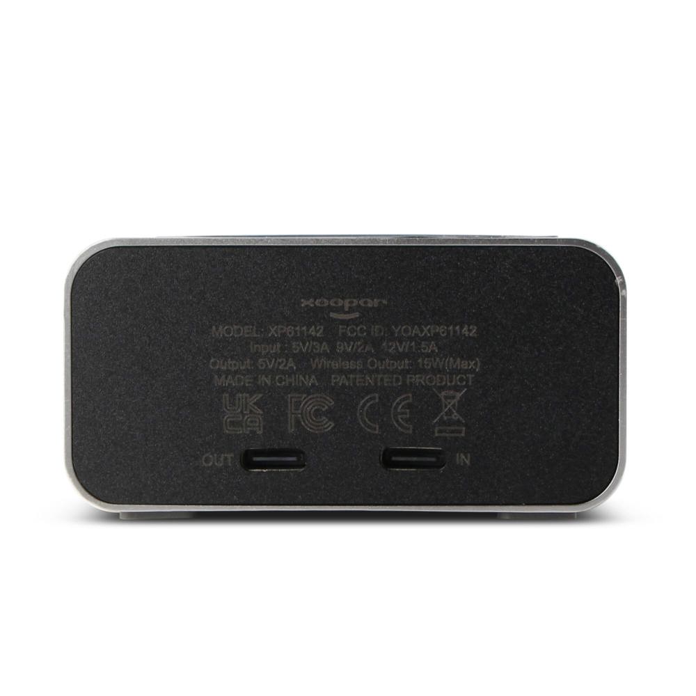 Chargeur sans fil Xoopar Reddi Charge PD avec horloge