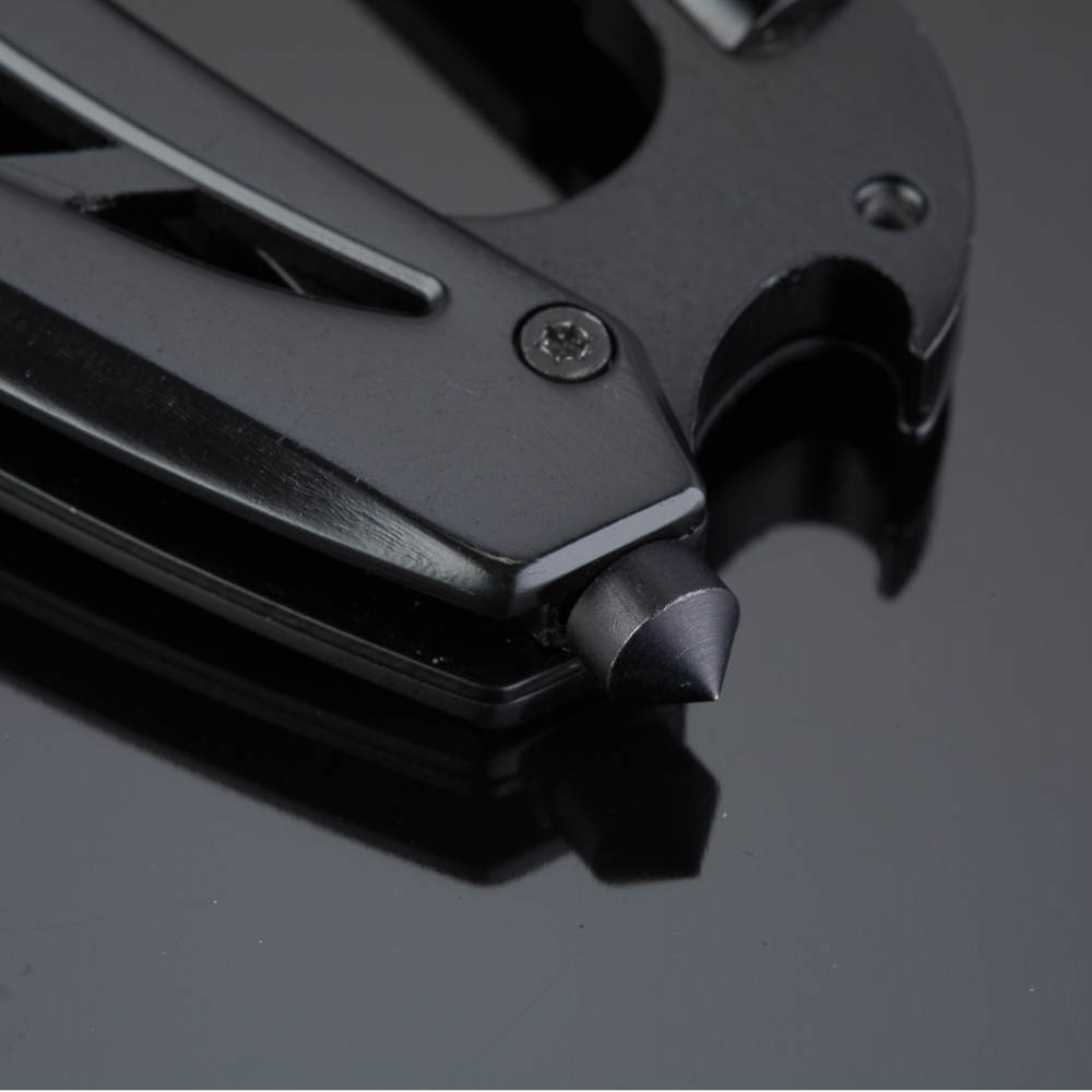 Optima vouwmes met karabijnhaak