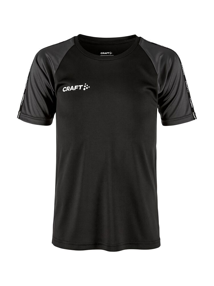 Craft - Squad Go Contrast Jersey Jr Black-Granite 122/128