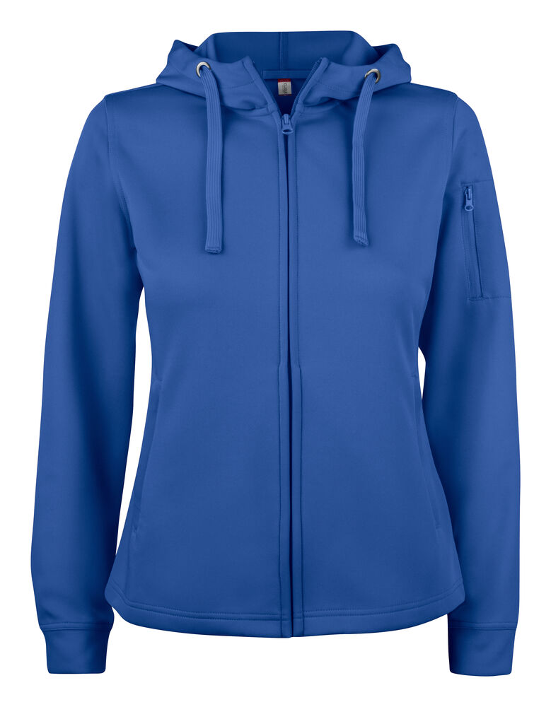 Clique - Basic Active Hoody Full Zip Women - Bleuroyal