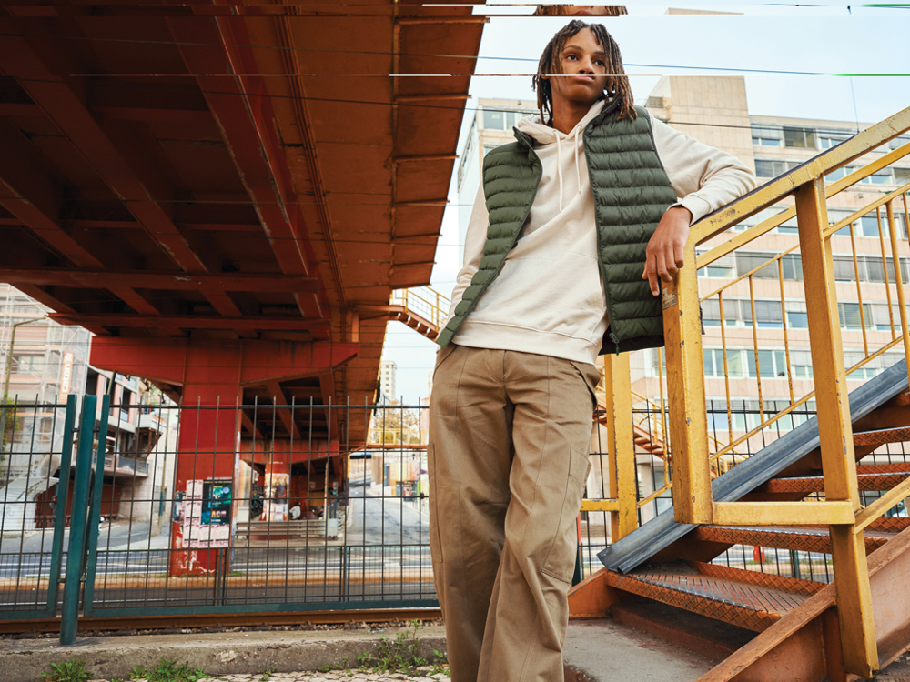 Bodywarmer homme en polyester recyclé IQONIQ Meru