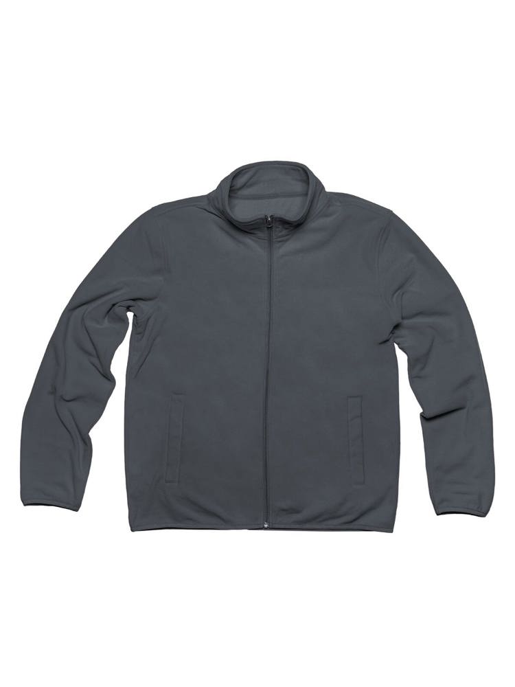 BS Niagara veste polaire full zip, 160 gr/m² - Gris foncé (PMS 7540C)