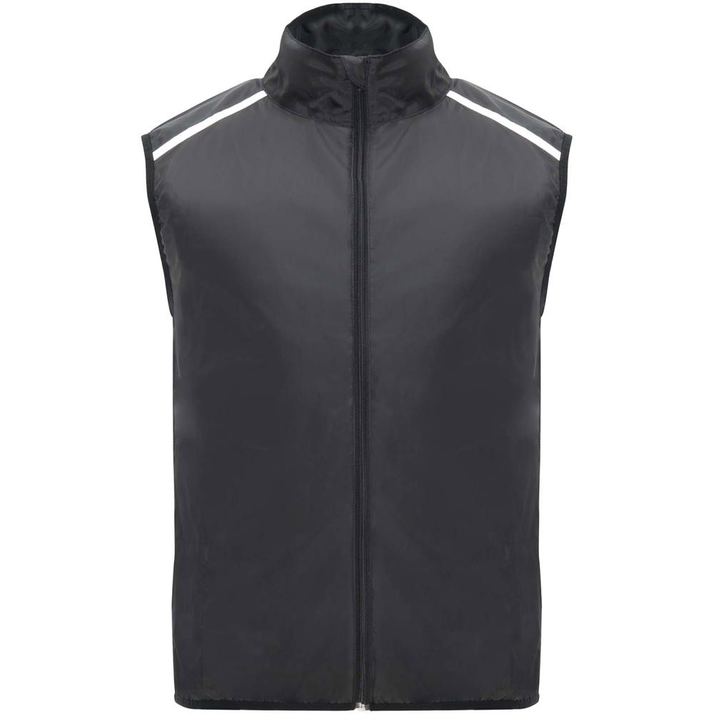 Bodywarmer de course Jannu léger unisexe - noir