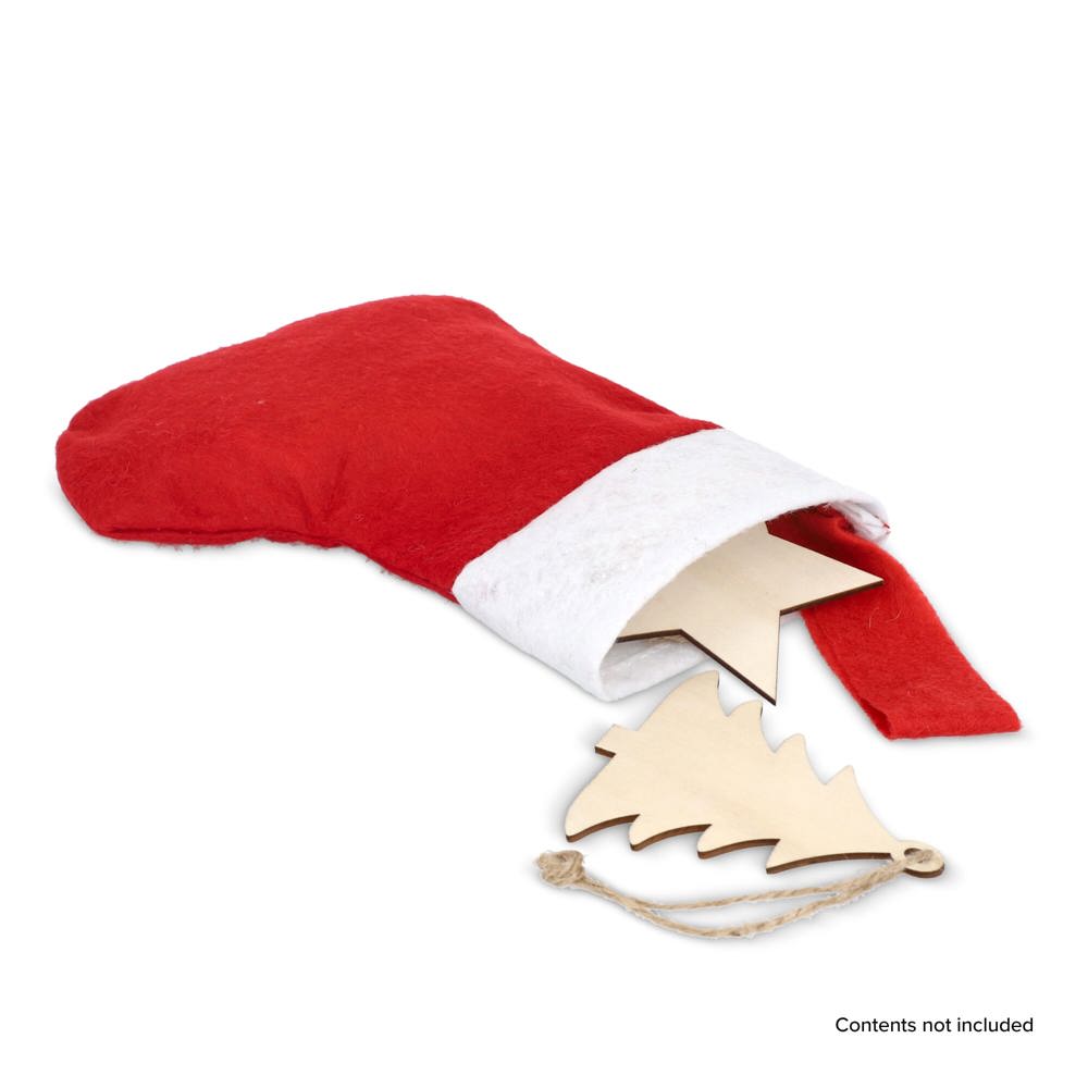 Bas de Noël en feutre 20 cm