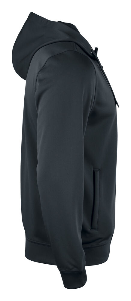 Clique - Basic Active Hoody Full Zip Noir 3XL