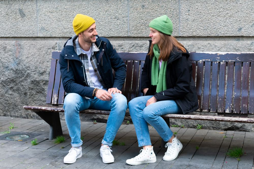 Bonnet de pêcheur en tricot lourd