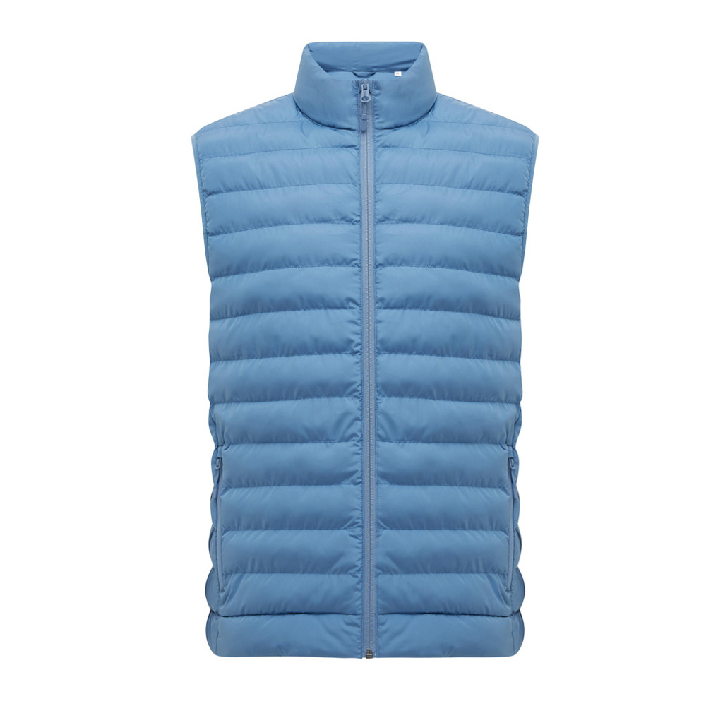 Bodywarmer homme en polyester recyclé IQONIQ Meru - moon blue (± PMS 17-4029 TCX)
