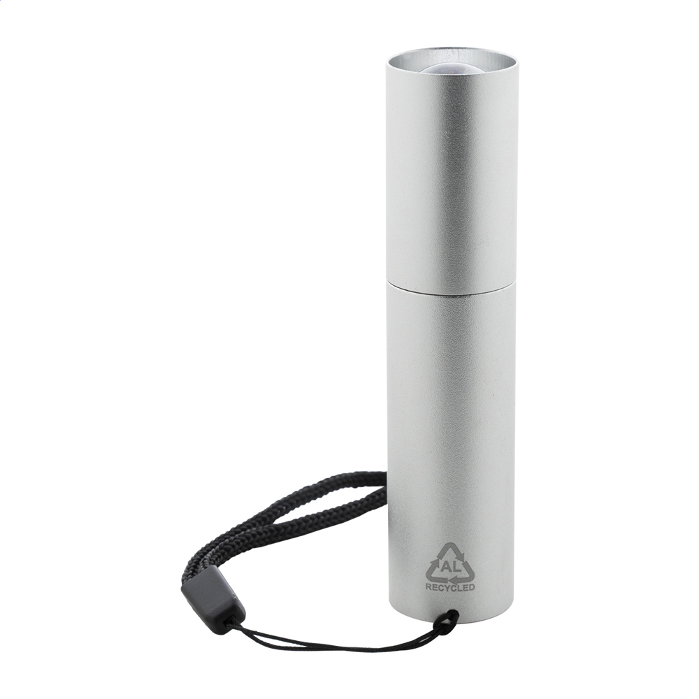 Chargelight Tone - lampe de poche rechargeable en aluminium recyclé