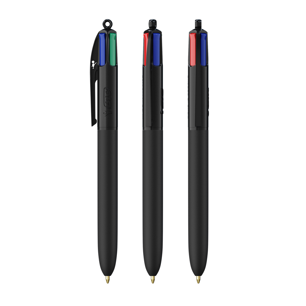 BIC® 4 Couleurs Soft - Noir