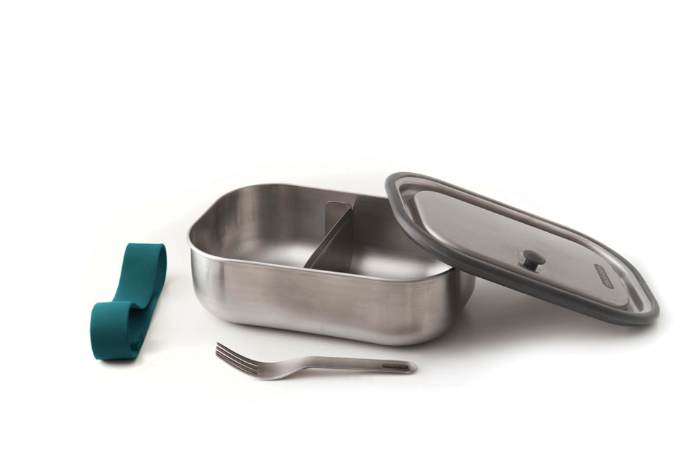 Boîte à lunch Large en acier inoxydable Black+Blum