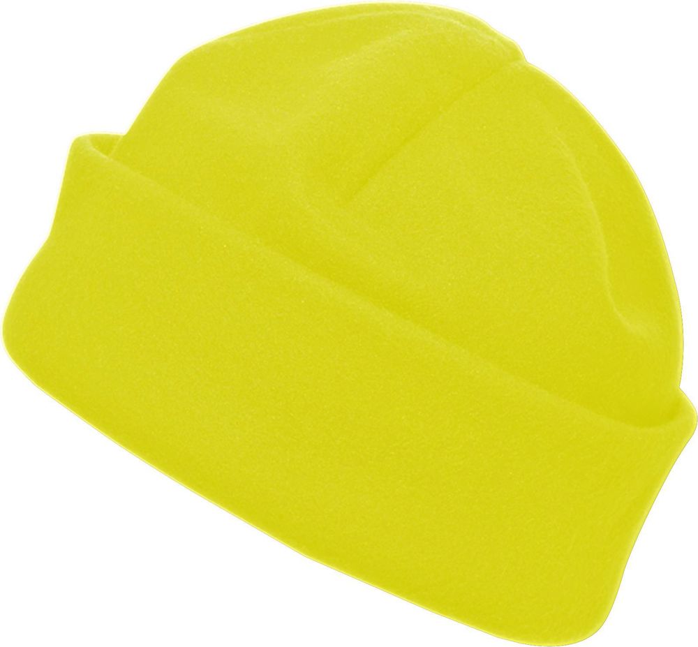 Bonnet en laine polaire Elliana - jaune