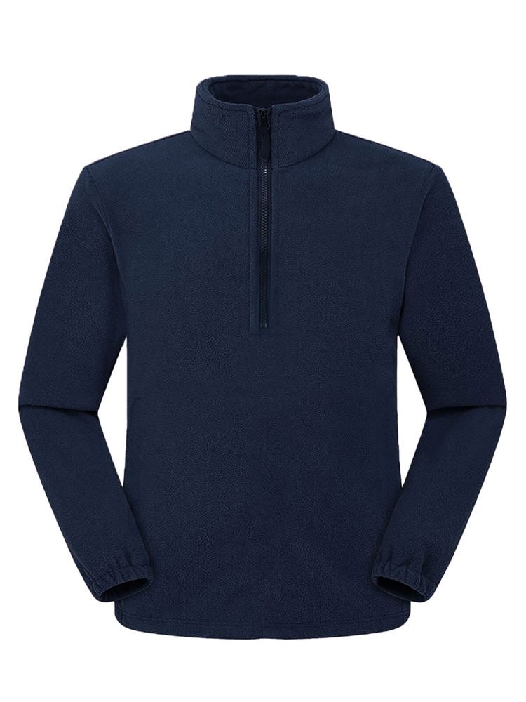 BS Polaris polaire pull demi-zip, 160 gr/m² - Marine (PMS 5395C)