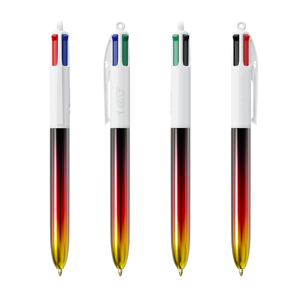 BIC® 4 Colours® Flags Collection + lanyard