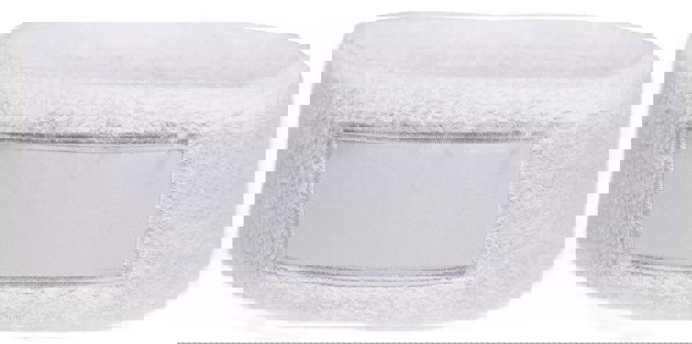 Hoofdband met label - Wit (White) / Wit