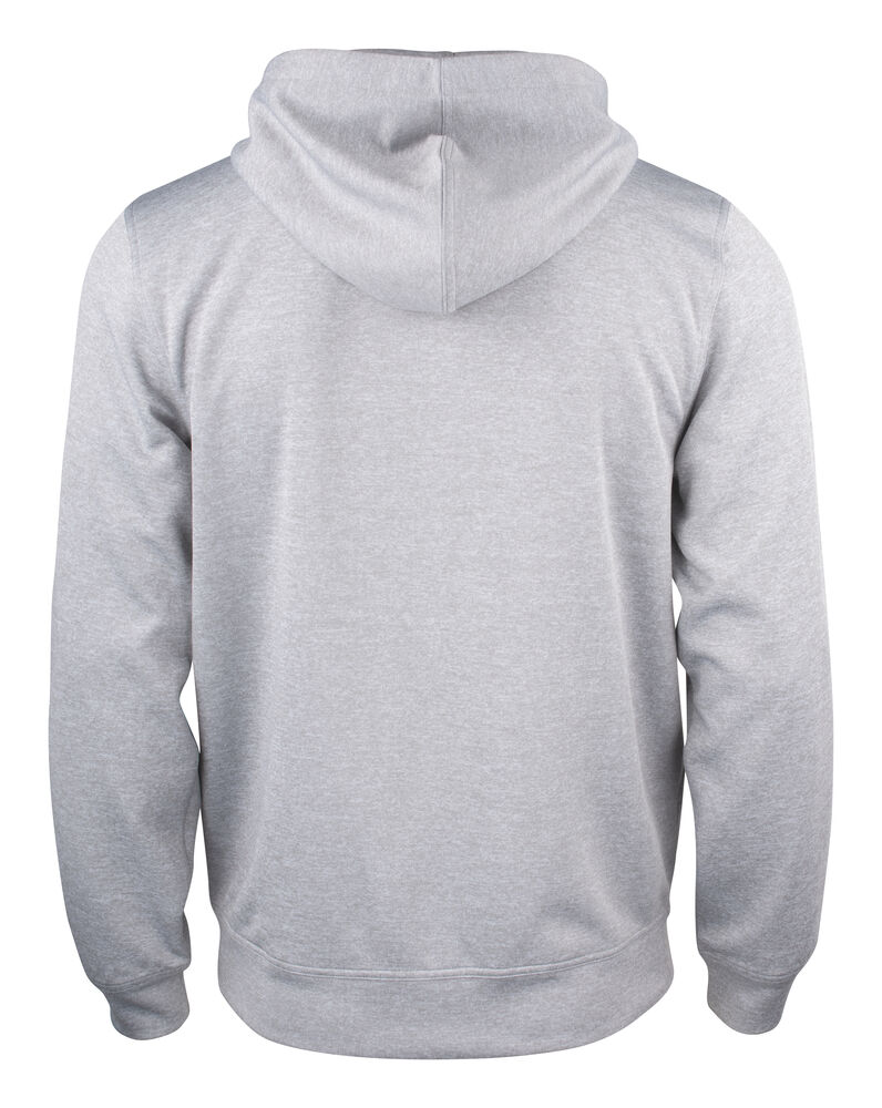 Clique - Basic Active Hoody Full Zip Grismélange XS