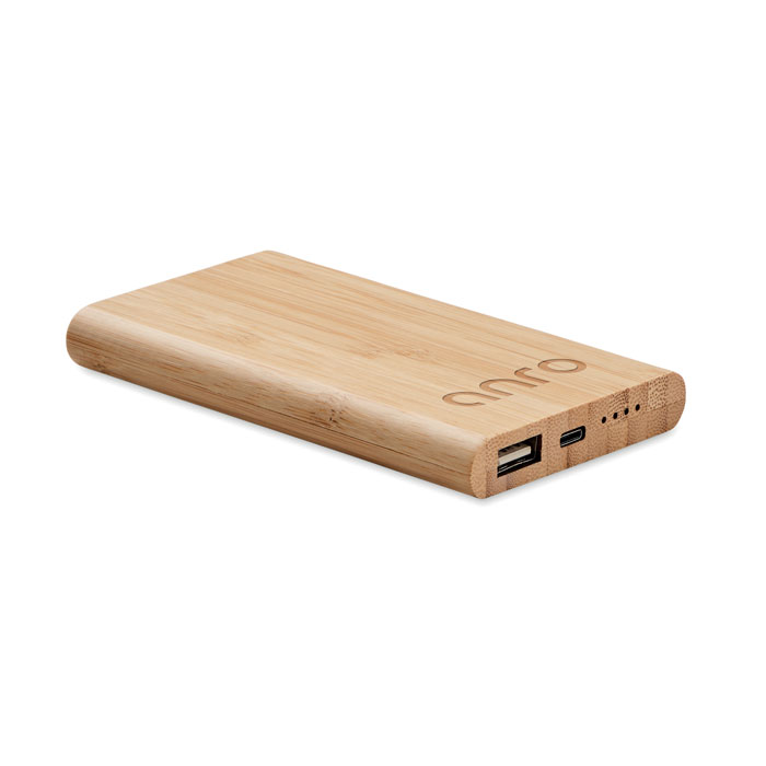ARENAPOWER C - Powerbank bambou de 4000 mAh