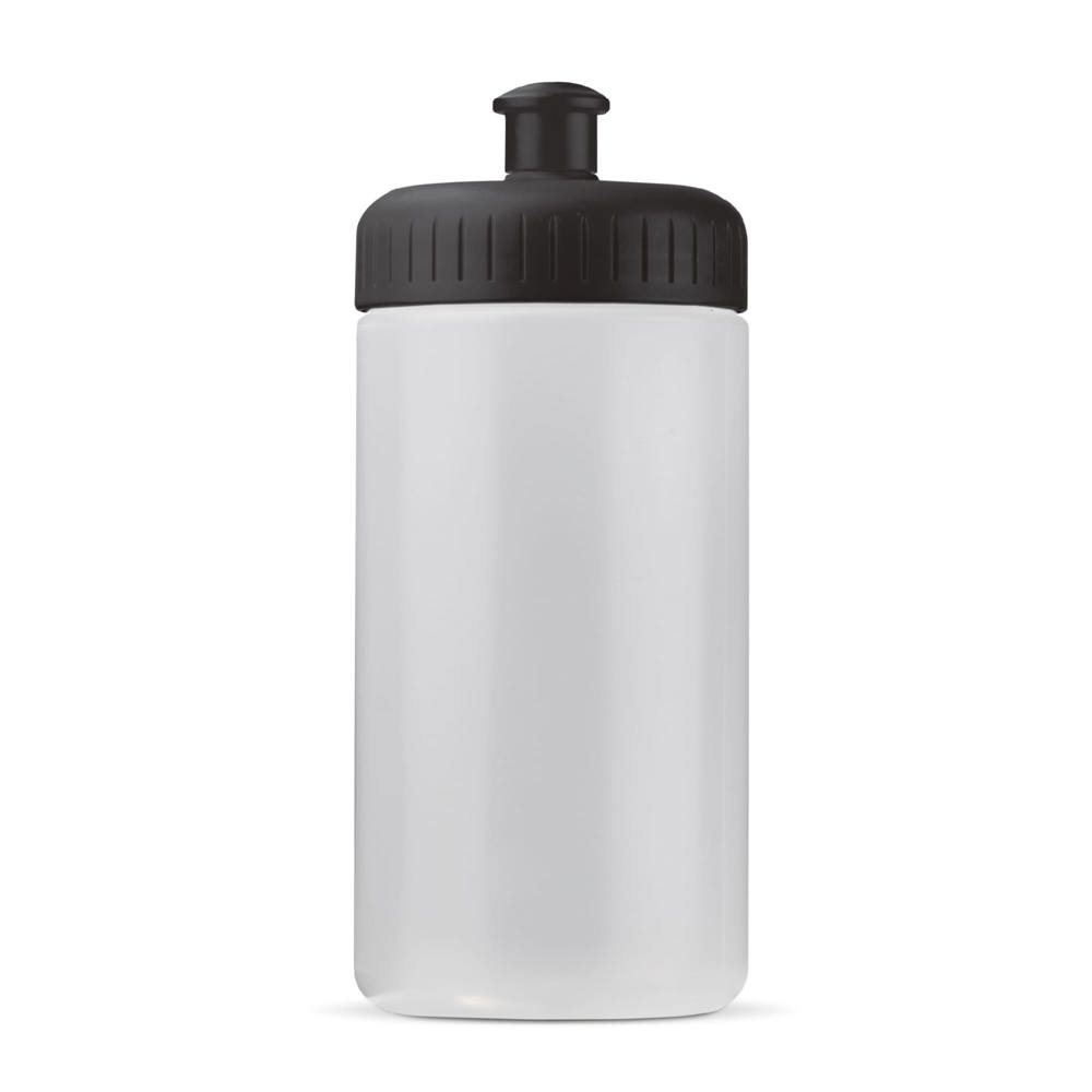 Bidon de sport Bio based 500ml basic - Transparent / Noir