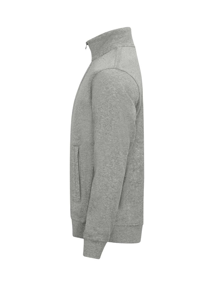 Clique - Basic Cardigan Grismélange 4XL