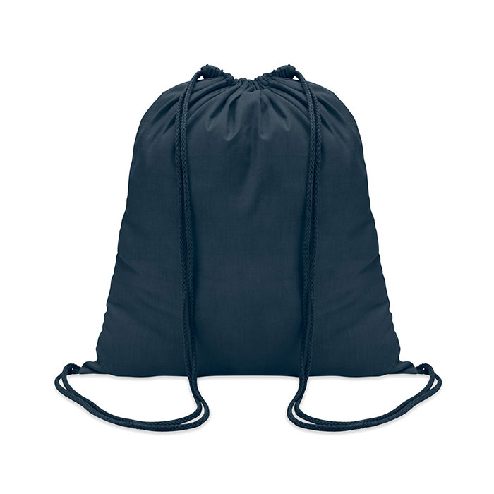 COLORED - Sac à cordon en coton - Marine