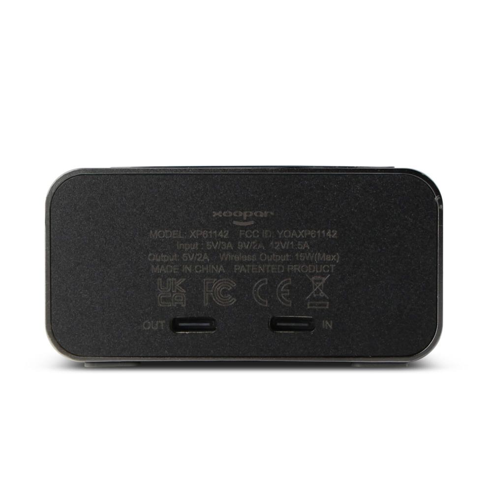 Chargeur sans fil Xoopar Reddi Charge PD avec horloge