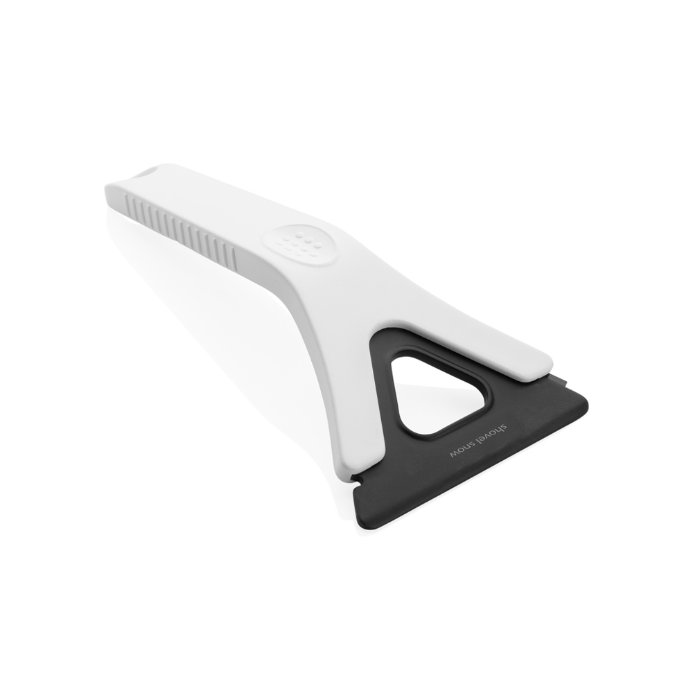 Grattoir à glace 3 en 1 en plastique recyclé RCS Polard - blanc (± PMS White)