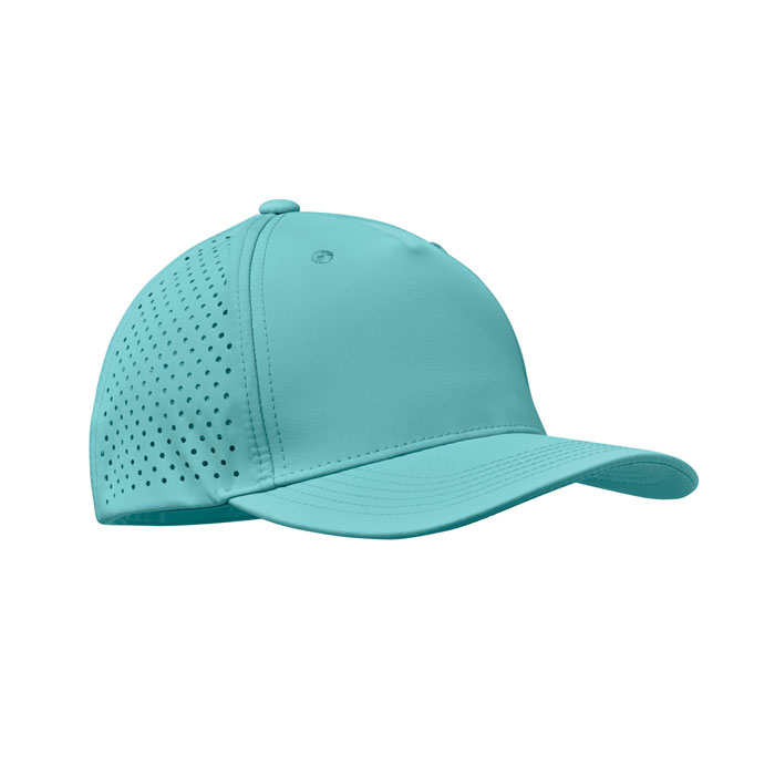CAPO - Casquette baseball à 5 pans - Turquoise