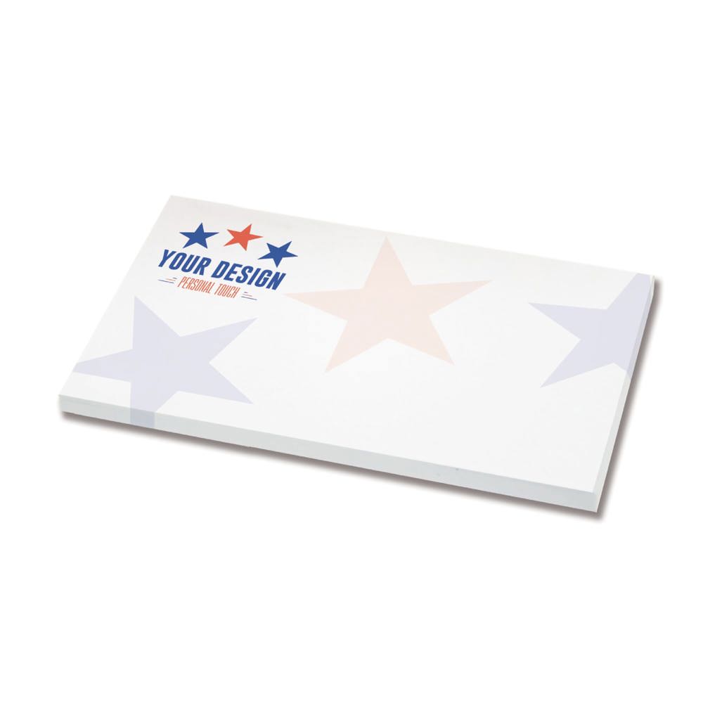 100 feuilles Repositionnables, 125x72mm, quadrie.