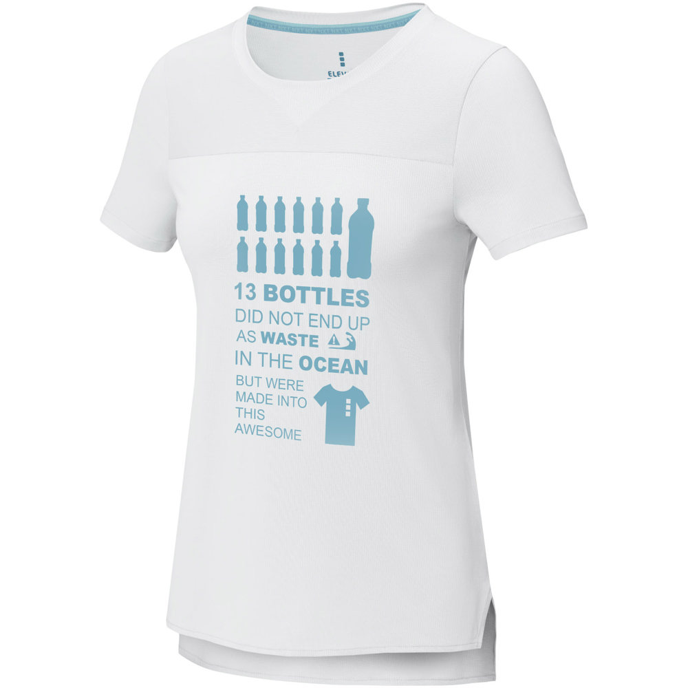 Borax Dames T-shirt met korte mouwen, cool fit, GRS gerecycled