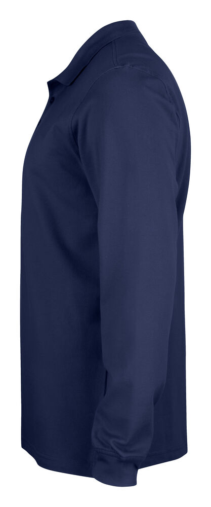 Clique - Basic Polo L/S Junior Bleufoncé 120