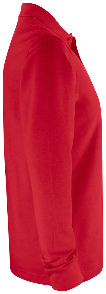 Clique - Basic Polo Pocket L/S Rouge L