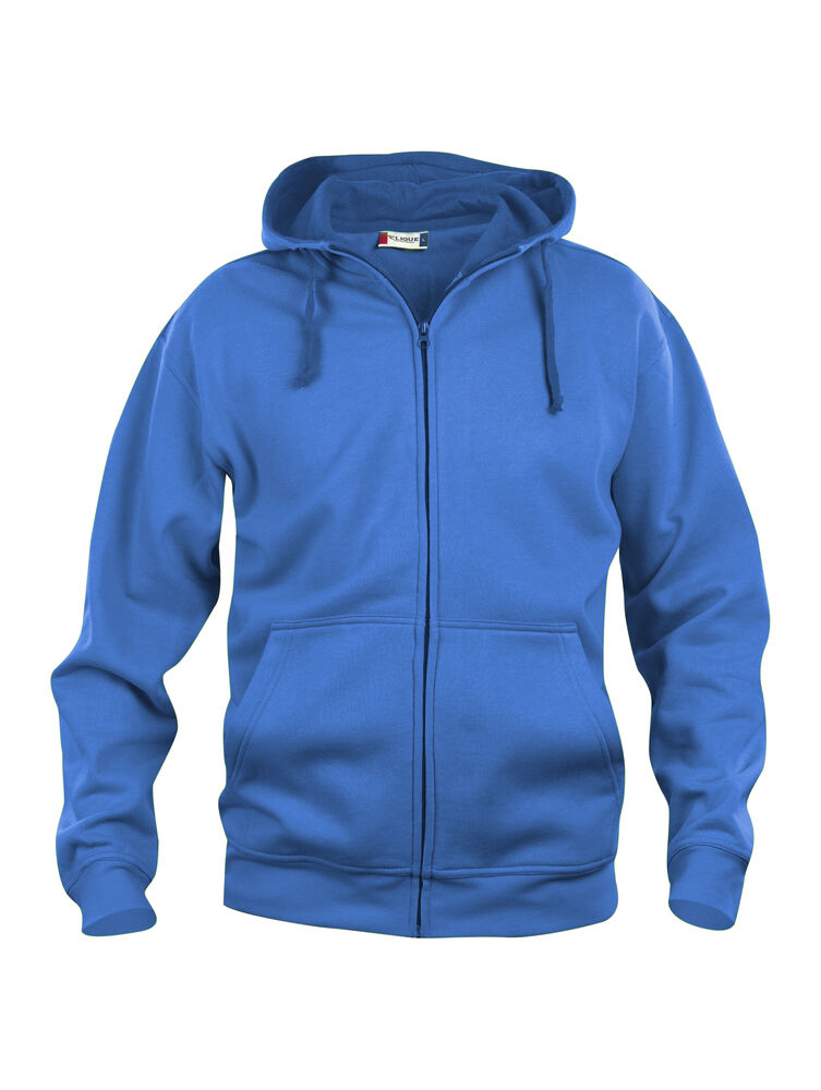 Clique - Basic Hoody Full Zip - Bleuroyal