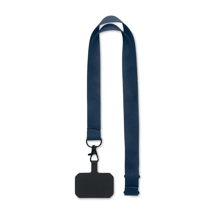 AMESTE - Lanyard porte-téléphone - Bleu