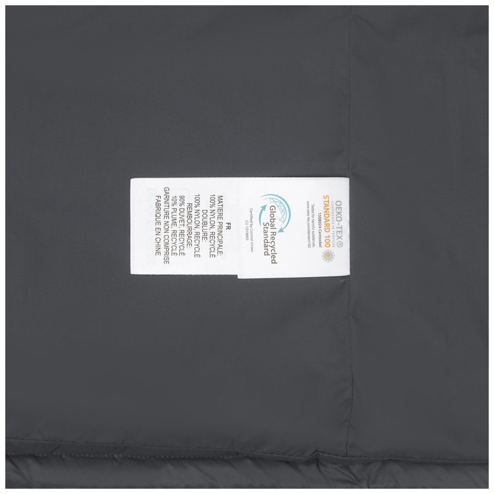 Bodywarmer duvet isotherme Epidote recyclé certifié GRS pour homme